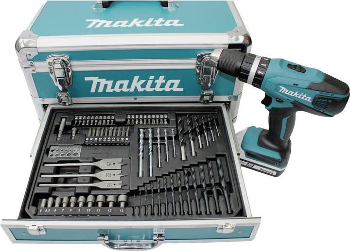 Actual product image Makita HP457DWEX4 Set (Rechargeable battery operated)