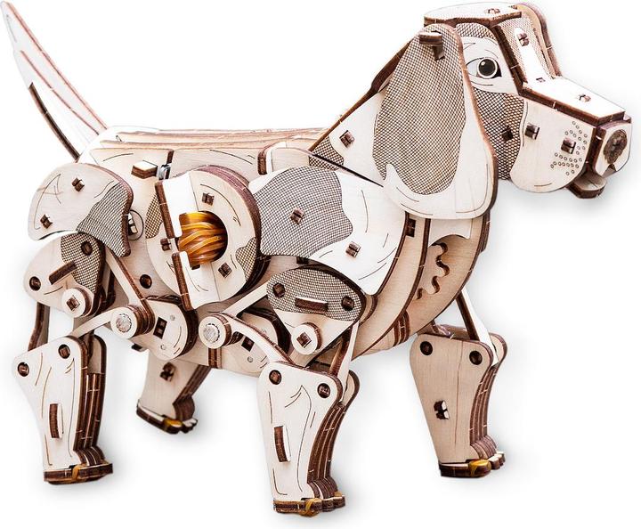 Actual product image Eco Wood Art Puppy - 3D wooden construction kit