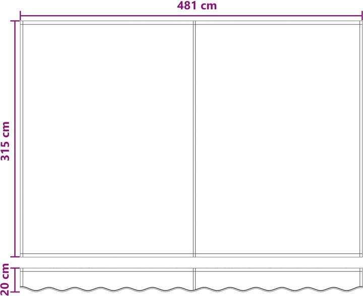 Image du produit vidaXL Manuelle Markise (3 m)