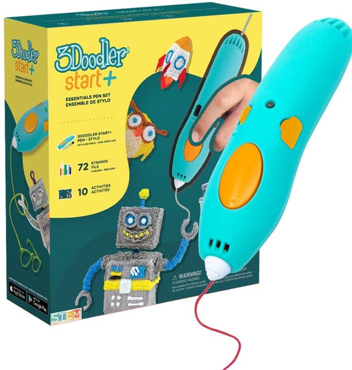 Produktbild 3Doodler Start PLUS 3D PRINTING PEN SPLUS 3D pen 0.77 mm Turquoise, Yellow