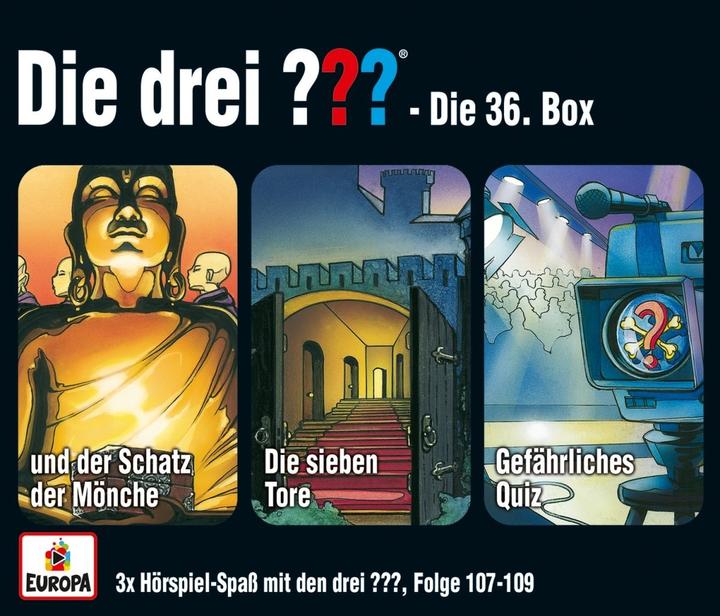 Produktbild Die drei??? - Die 36. Box (Folgen 107, 108,109) (Die drei ???, Deutsch)