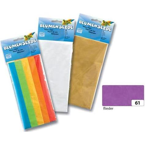 Folia, Bastelpapier, Seidenpapier, (B)500 x (H)700 mm, 20 g/qm, flieder (20 g/m²)