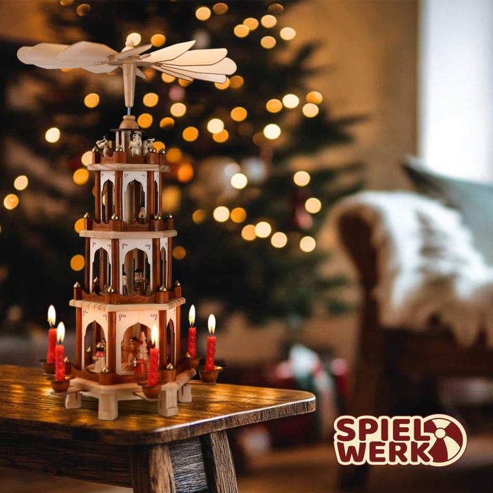 Produktbild Spielwerk Weihnachtspyramide