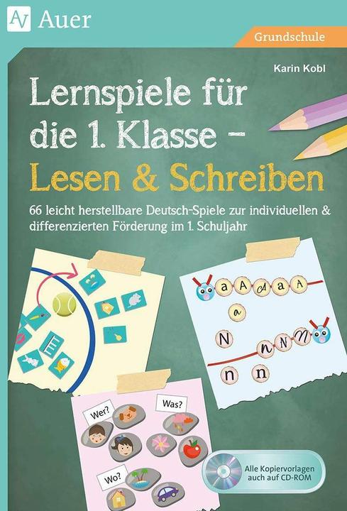 Actual product image Lernspiele für die 1. Klasse - Lesen & Schreiben (German, Karin Kobl, 2019)