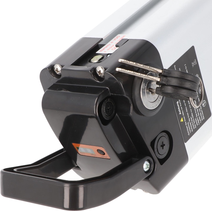 Actual product image AccuCell Phylion XH370-10J e-bike battery 36/37V 12Ah 432Wh Silver Fish (481 Wh, E-Bike battery)