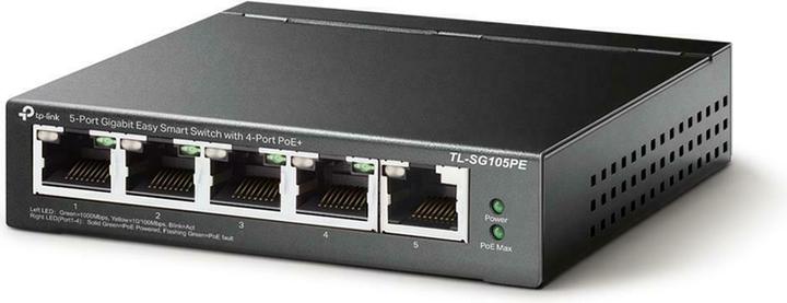 Actual product image TP-Link PoE+ Switch TL-SG105PE 5 Port (5 Ports)