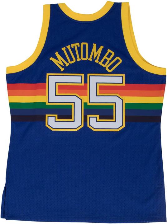 Produktbild Mitchell & Ness NBA Denver Nuggets Dikembe Mutombo Trikot Herren (M)