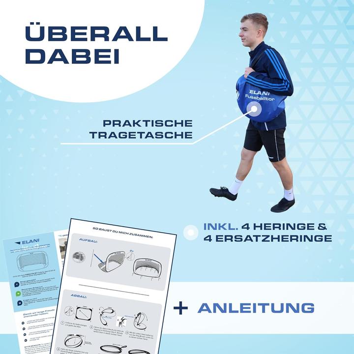 Produktbild Elani Fussballtor Set