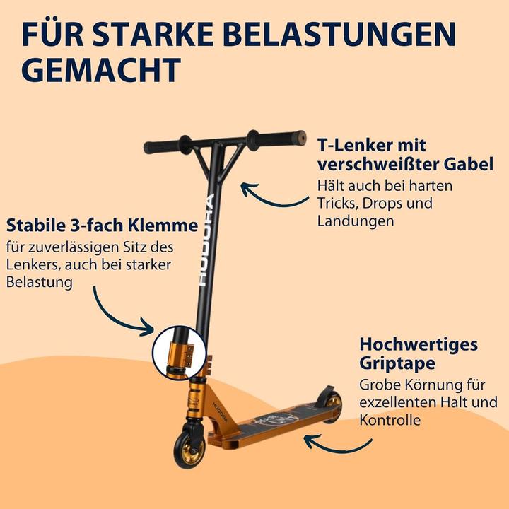 Actual product image Hudora Stunt Scooter Scooter XR-25 - Gold