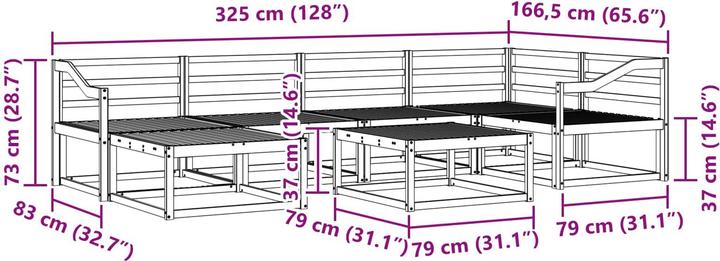 Produktbild vidaXL Outdoor-Sofa
