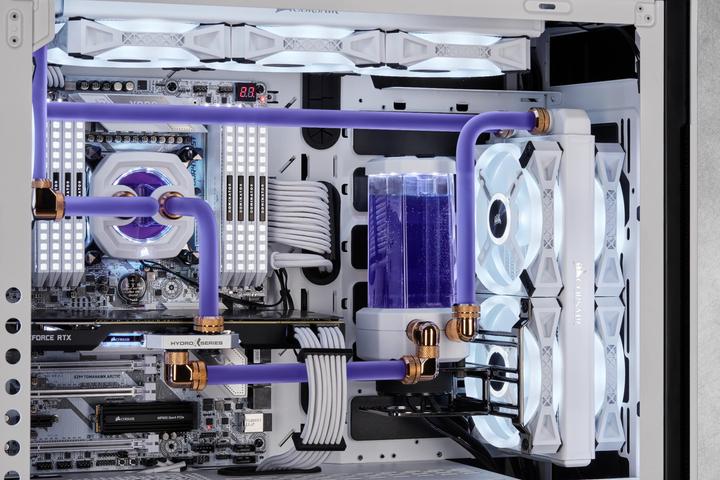 Actual product image Corsair CX-9059005-WW Computer Cooling Component Universal Coolant Tube 3 Piece(s) Transparent (1 m, Plastic)