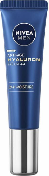 Actual product image NIVEA MEN Men Anti-Age Hyaluron Anti-Wrinkle Eye Cream 15ml (Eye Care Cream, Day, 15 ml)
