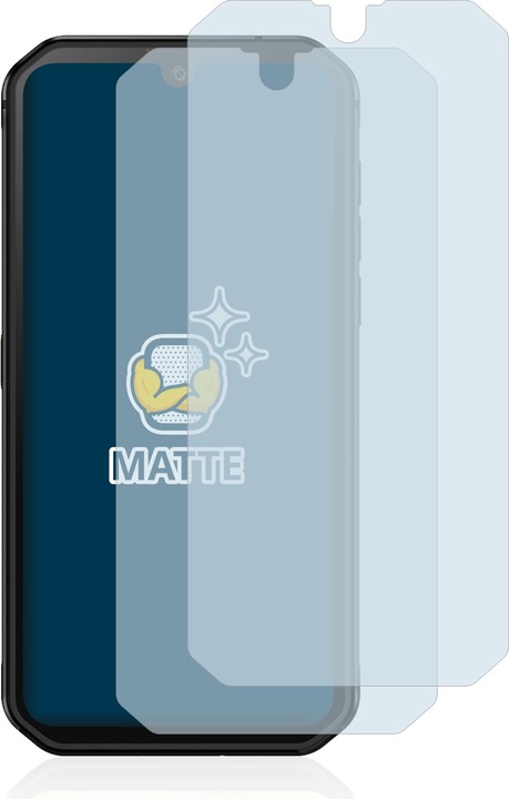 Actual product image BROTECT Anti-glare screen protector matt (2 Piece, Blackview BV9900E)