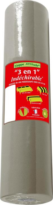 Image du produit PROnappe PRO nappe Tischläufer Tête-à-tête 40 cm x 4.8 m, Grau (40 x 480 cm)