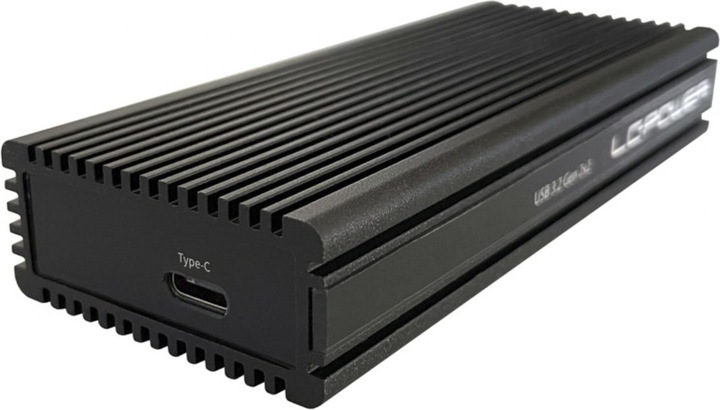 Actual product image LC-Power LC-M2-C-NVME-2X2-RAID USB-C housing for NVMe-M.2 retail (M.2 2280)