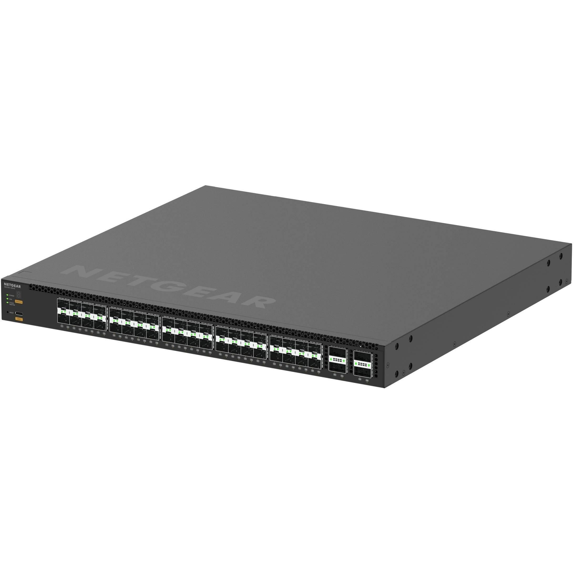 Netgear 40-PORT M4350-40F4C (44 Ports), Netzwerk Switch, Schwarz