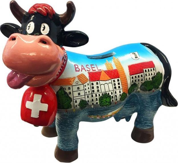 Produktbild CreaDiva Sparkasse Funny Cow Basel (19cm)