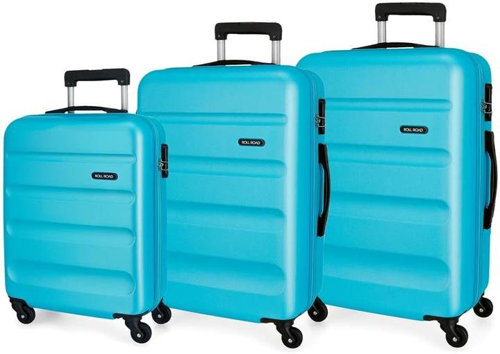 Actual product image Roll Road Suitcase set blue (91 l)