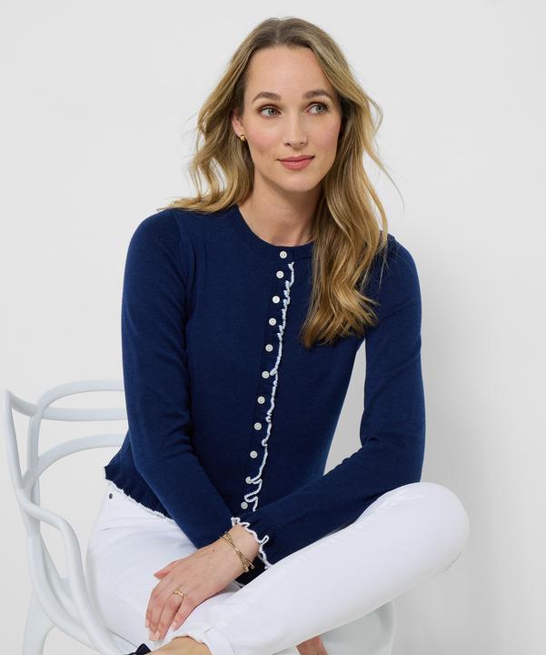 Produktbild Joe Browns Ruffle Hem Round Neck Vintage Cardigan (38)