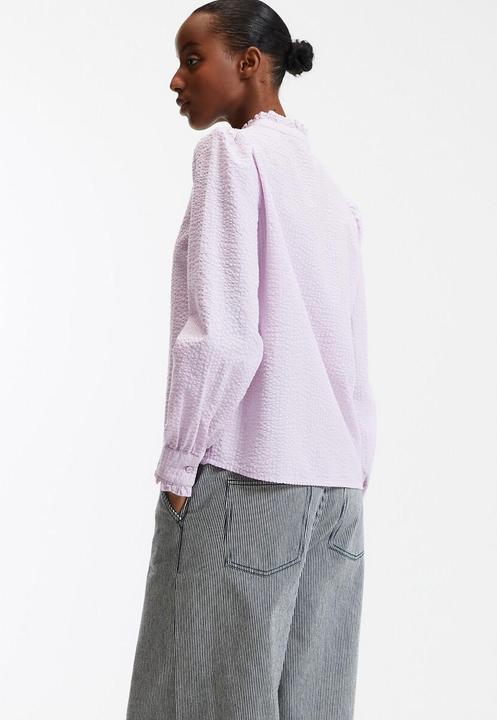 Immagine prodotto La Redoute Collections Langärmelige Bluse mit Rüschenkragen (38)