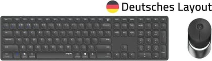 Actual product image Rapoo 9850M DE-Layout, dunkelgrau (Germany, Wireless)