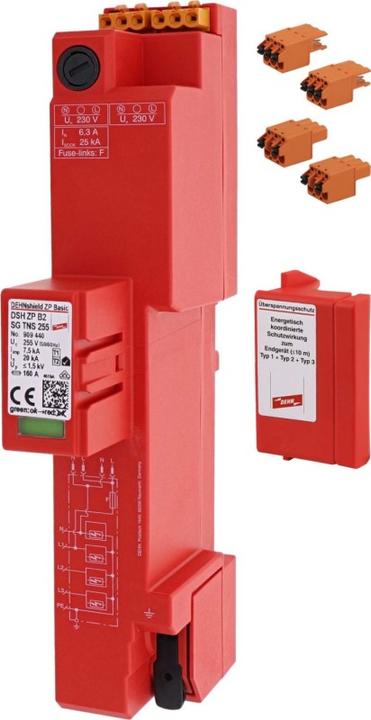 Immagine prodotto Dehn DEHNshield ZP Basic DSH ZP 909440 B2 SG TNS 255 Scaricatore combinato tipo1+2