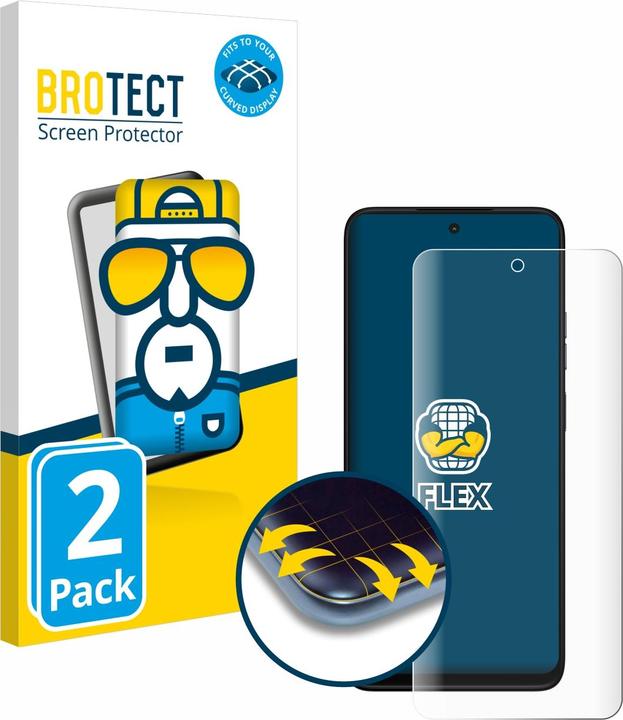 Actual product image BROTECT Full-Screen Protector (2 Piece, Motorola Moto G35)