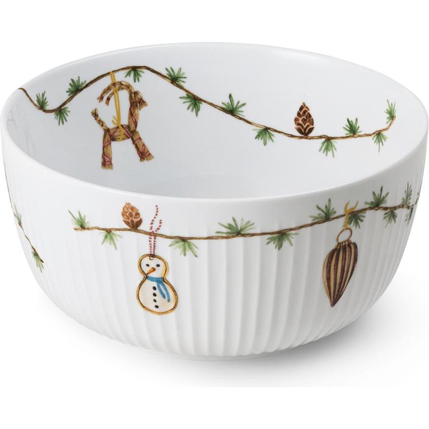 Kähler Hammershoi Jul Weihnachtsschale, Schüssel + Schale, Weiss