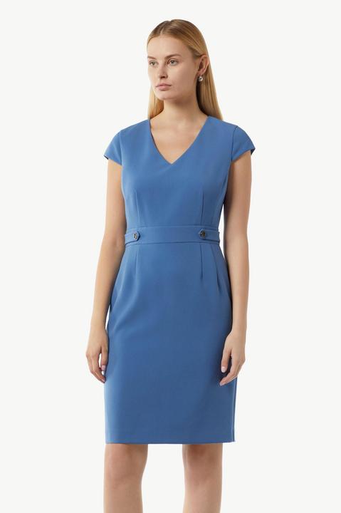 Actual product image Comma Kleid Tailliertes Etuikleid aus Twill (38)