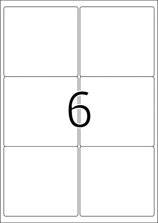 Actual product image Herma Universal labels A4