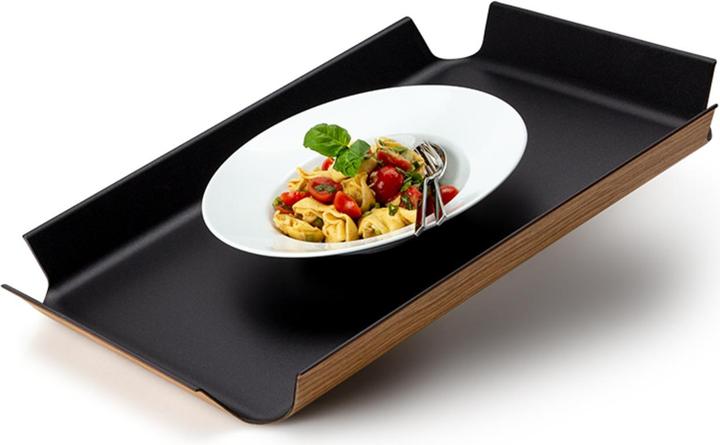 Actual product image Continenta Tray non-slip black metallic, 54.5x40cm