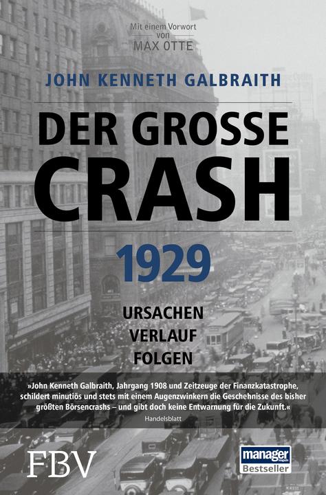 Produktbild Der grosse Crash 1929 (Deutsch, John Kenneth Galbraith, 2017)