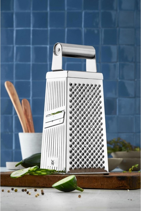 Produktbild WMF Vierkantreibe 8 x 24cm mit 4 Reibeflächen Gemüsehobel Cromargan Edelstahl