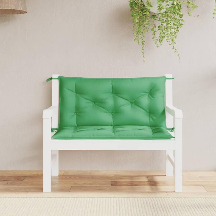 Actual product image VidaXL Garden bench cushions 2 pcs. O x ford fabric (100 x 50 x 7 cm)