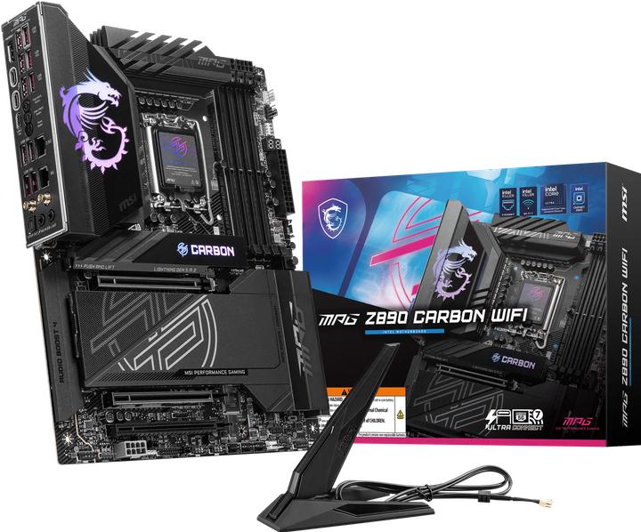 Actual product image MSI MPG Z890 CARBON WIFI (LGA 1851, Intel Z890, ATX)