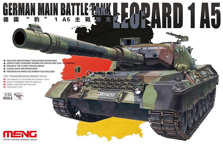Actual product image Meng-Model German main Battle Tank Leopard 1 A5