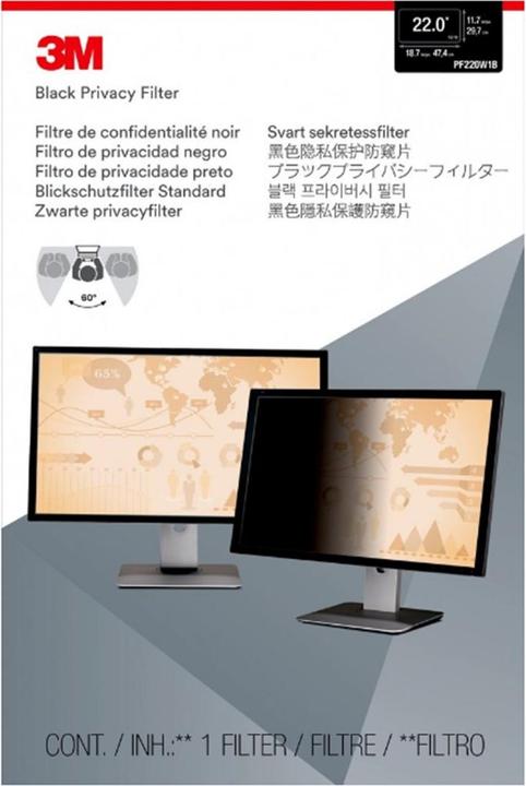 Image du produit 3M Pf220w1b (22", 16:10)