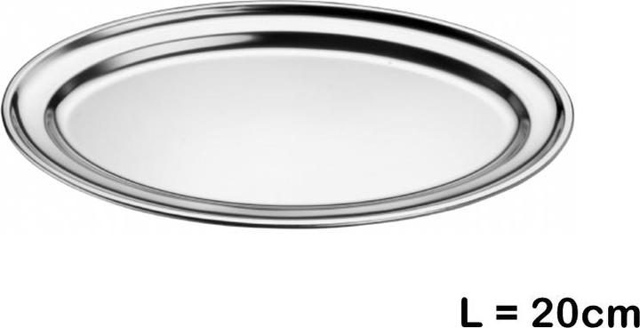 Actual product image Stronghold Stainless Steel Serving Plate 20cm