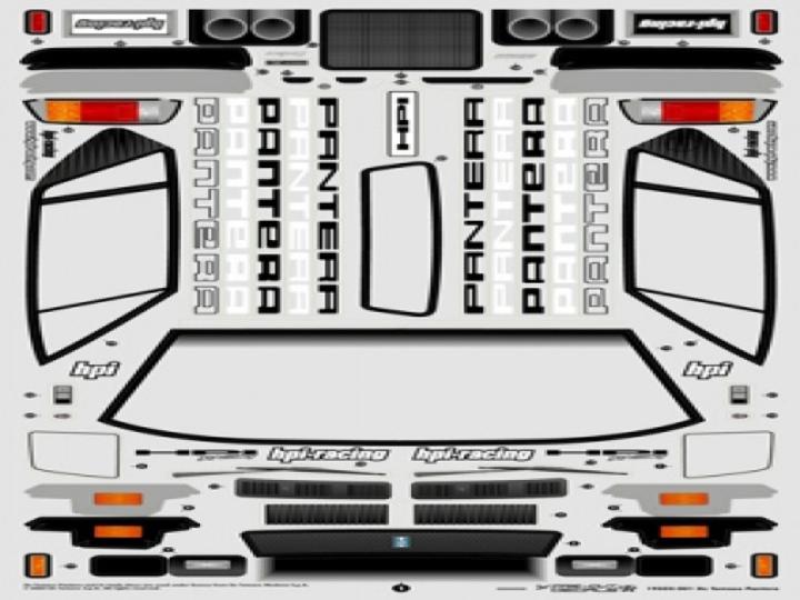 Actual product image HPI Body De Tomaso Pantera (200mm)