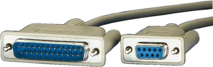 Actual product image Roline DB9-Bu to DB25-St (3 m, VGA)