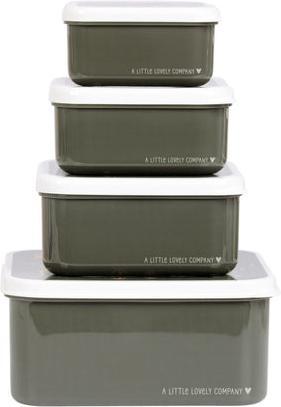Produktbild A Little Lovely Company Lunch & snack box set SBSESA46