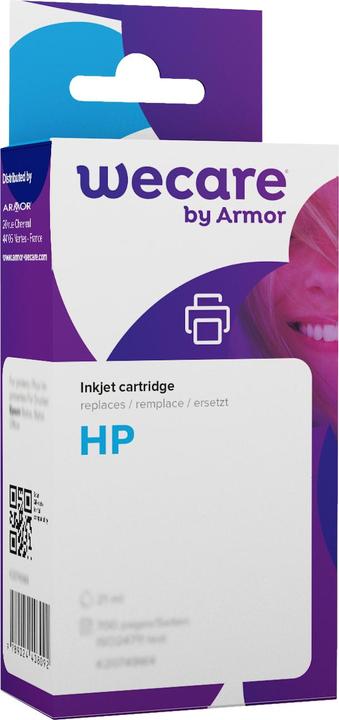 Produktbild Wecare Tinte 62XL rebuilt schwarz C2P05AEWE zu HP Envy 5640 e-AiO 21ml (BK)