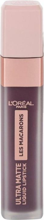 Actual product image L'Oréal Paris LES MACARONS ultra matte liquid lipstick #830- (Blackcurrant Crush)