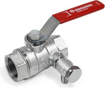 Actual product image Giacomini Ball Valve 1/2in With Air Vent