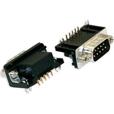 Thumbnail - Intronics 15 pole D-sub Male PCB Connector, Elektronikkabel + Stecker, Silber