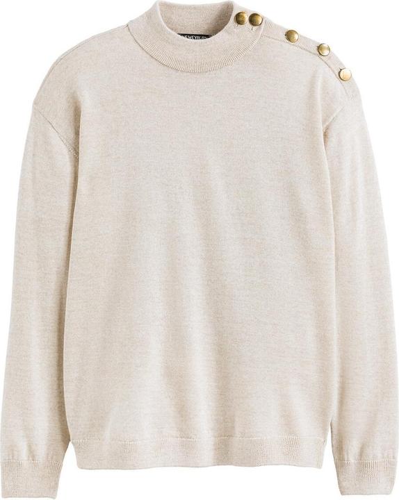 Actual product image Anne Weyburn Fine knit jumper with stand-up collar (40, 42)