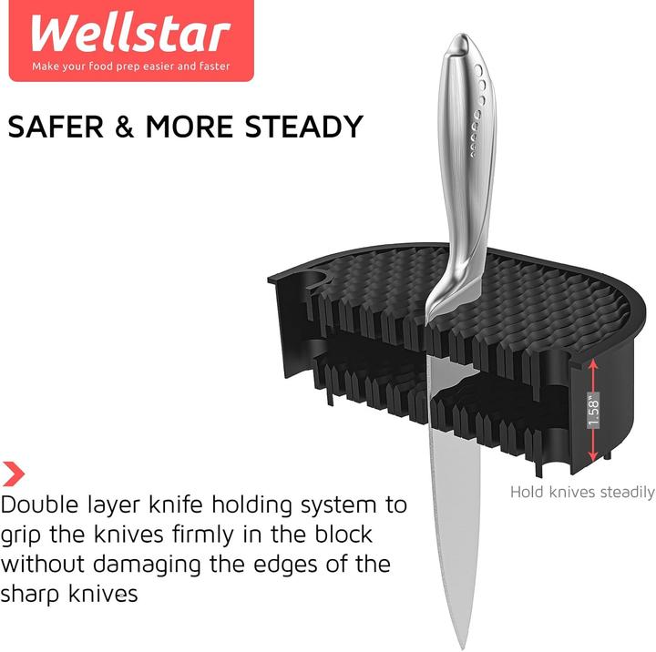 Produktbild Wellstar DS90453BK Messerhalter