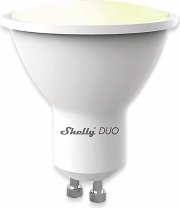 Actual product image Shelly Duo GU10 - WW/CW (GU10, 4.80 W, 475 lm, 1 x, F)