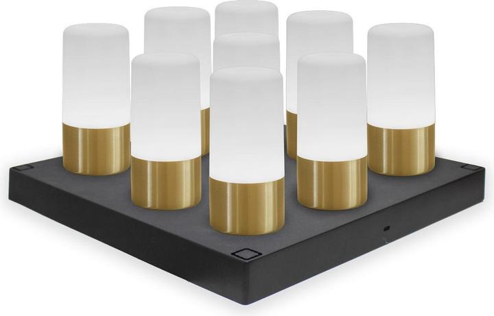 Actual product image Newgarden MAIA LED garden light rechargeable brass IP44 (IP44)