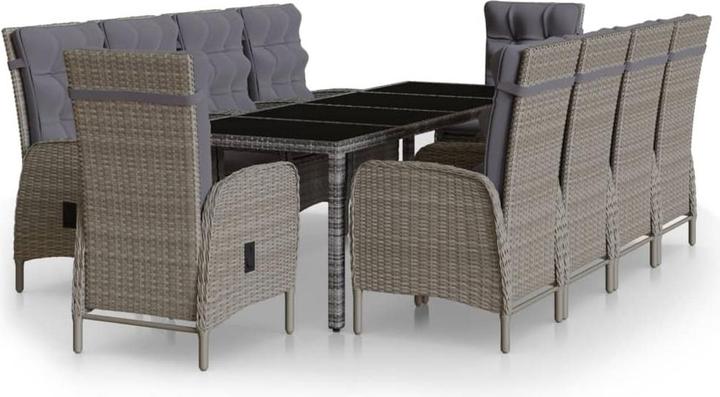 Produktbild vidaXL Garten Essgruppe (250 x 100 x 75 cm)